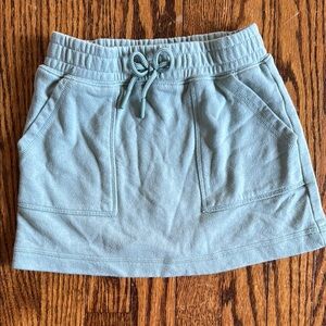 Wonder Nation Green Casual Skirt with Elastic Waistband